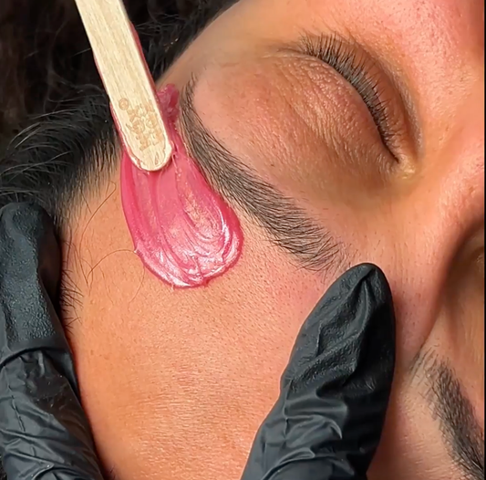 can you use hard wax on face