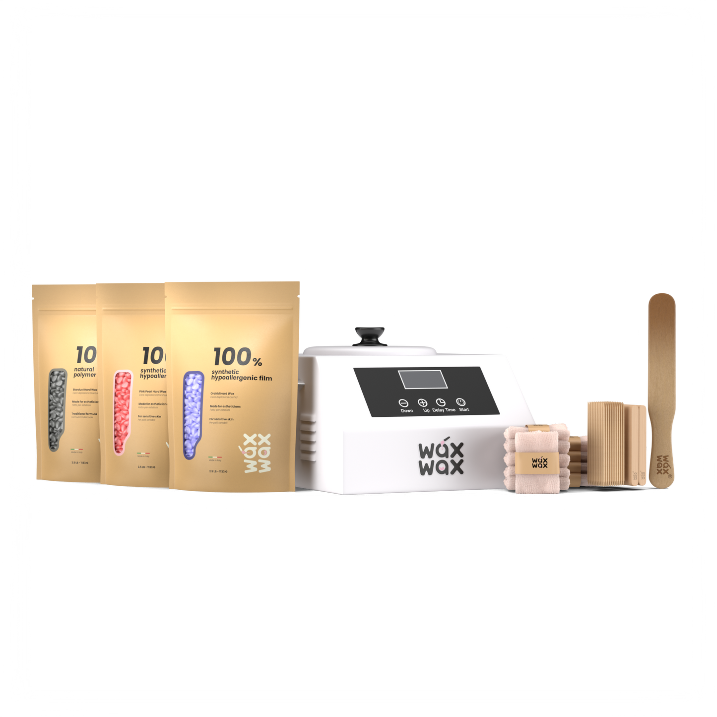 Kit de depilación con cera para principiantes de esteticista