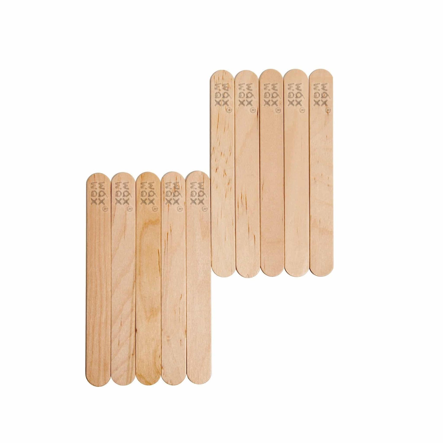 6" wooden spatula wax sticks for smooth full-body and facial waxing