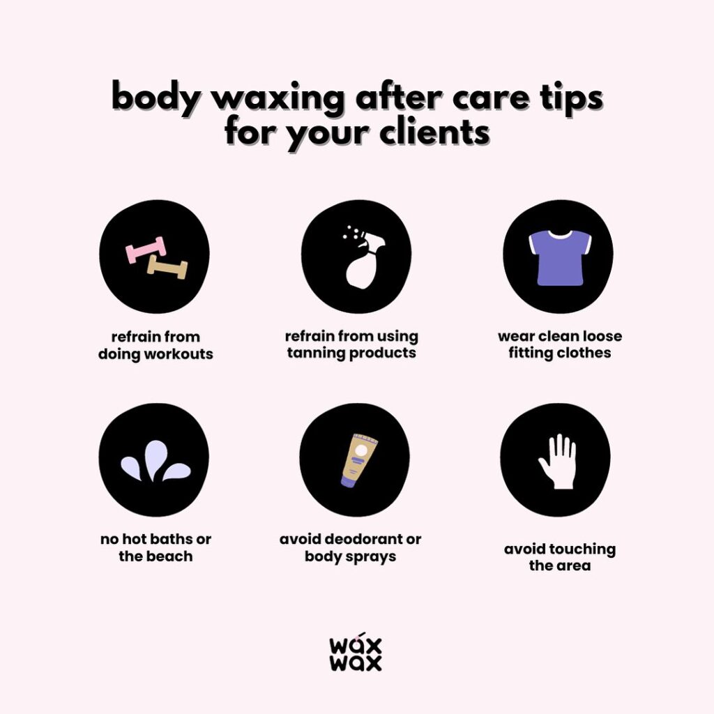 Cuidados posteriores a la depilación